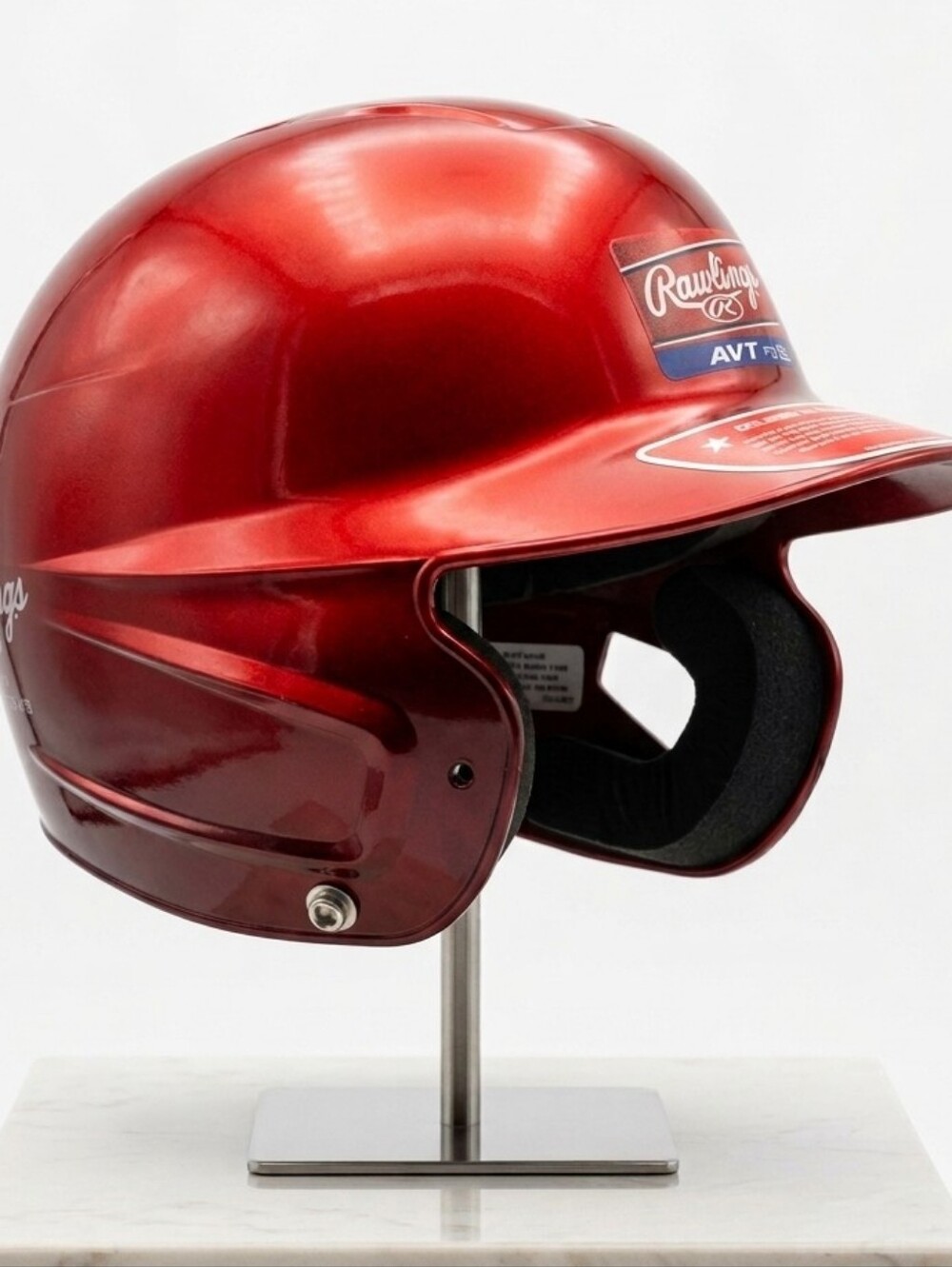 [[Rawlings]] Youth Red Baseball Batting Helmet